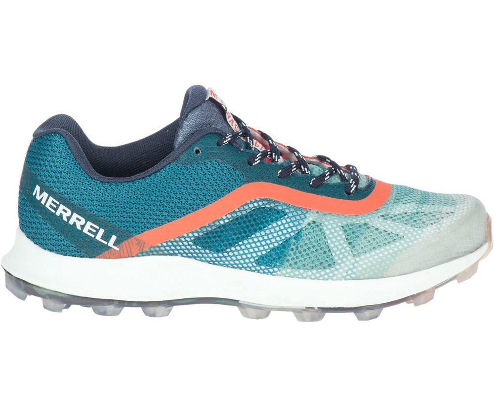 Merrell Sneakers Dame - Mtl Skyfire X White Mountains - Mintgrønne/Orange - VPL647908